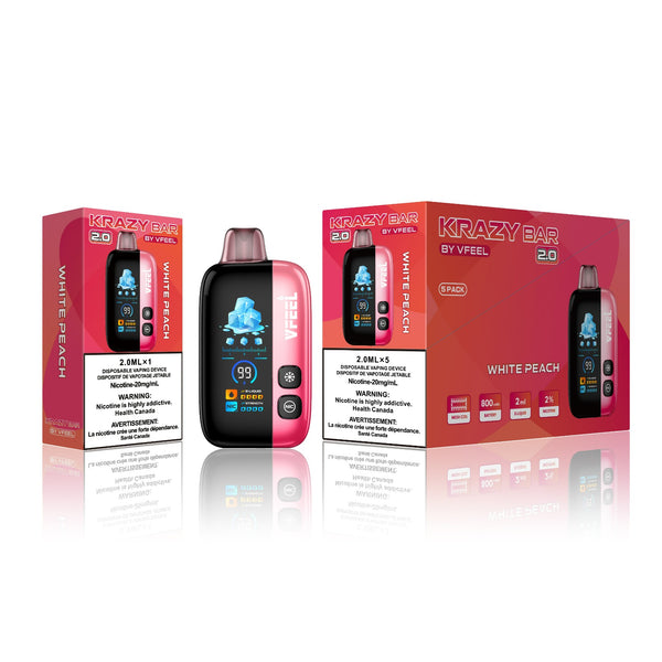 2.0 KRAZY BAR WHITE PEACH
